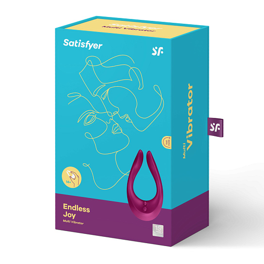 Инновационный вибратор для двоих Satisfyer Endless Joy, фиолетовый