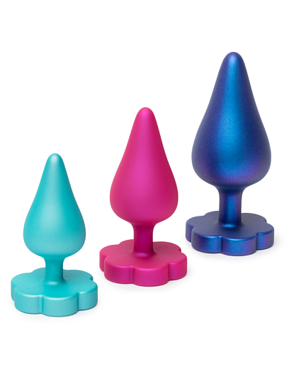 Набор анальных пробок Romp Luster, 3 шт. Набор анальных пробок Romp Luster, 3 шт.