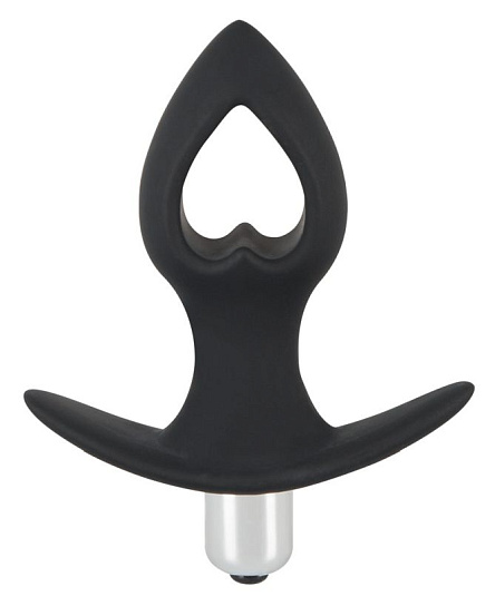 Вибростимулятор анальный Black Velvets 76 в форме конуса