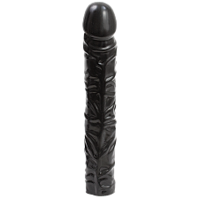 Натуральный фаллоимитатор с венами Classic Dong, 25 см, черный