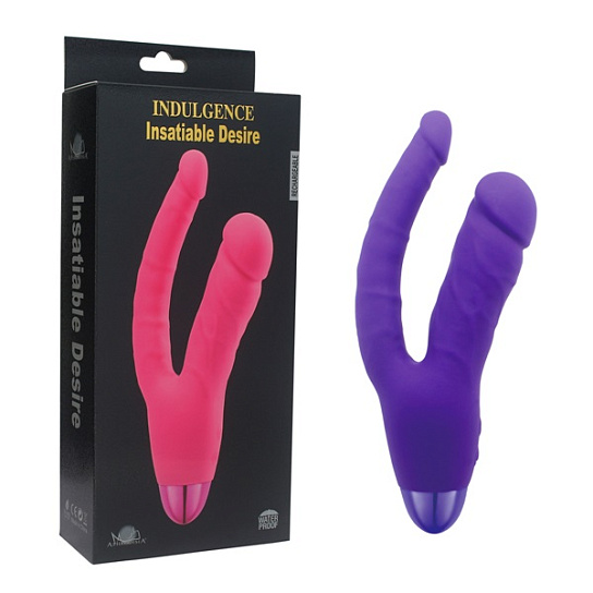 Вибратор INDULGENCE Rechargeable Insatiable Desire, фиолетовый