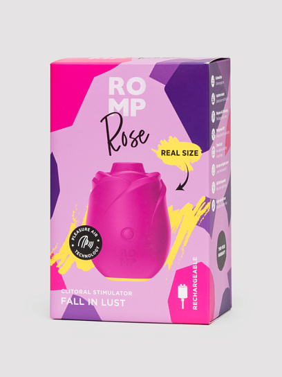 Вакуумно-волновой стимулятор в виде розы Romp Suction Rose