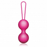 Розовый вагинальный тренажер V-New Level 3 для мышц, диаметр 3,5 см