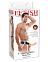 Страпон для мужчин с вибрацией Series 8 Vibrating, 19 см, телесный