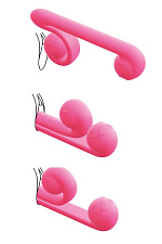 SnailV Вибромассажер для двойной стимуляции Snail Vibe розовый