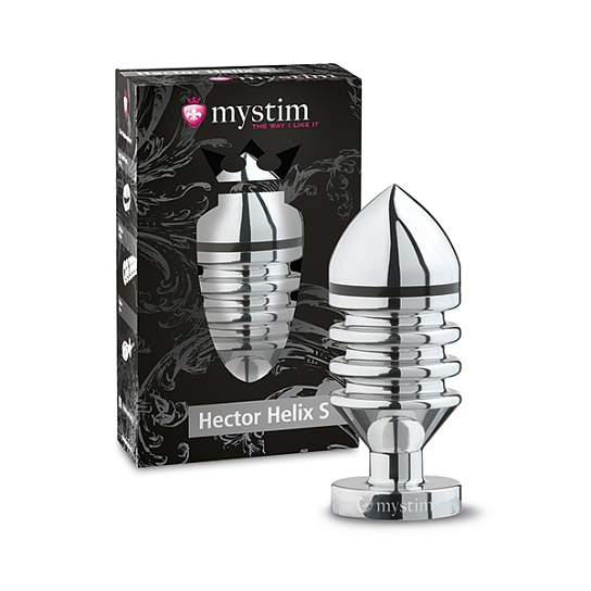 Анальный плаг небольшого размера с электростимуляцией