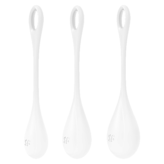 Набор вагинальных шариков Satisfyer Yoni Power 1, белый