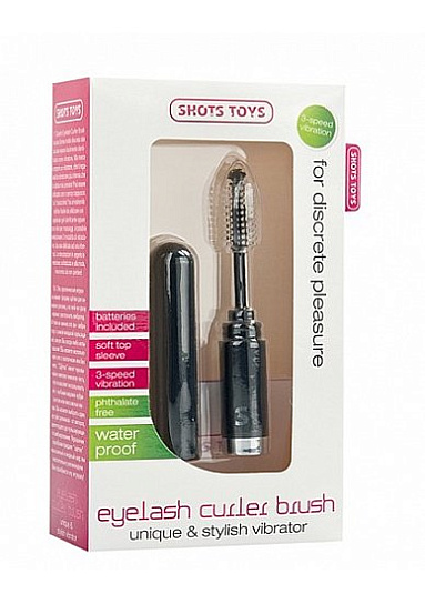 Вибратор с мощной пульсацией EYELASH CURLER, черный
