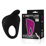 Эрекционное кольцо Pretty Love Thimble, Baile черное
