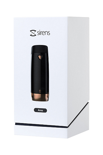 Умный мастурбатор Sirens Ares, черно-золотой