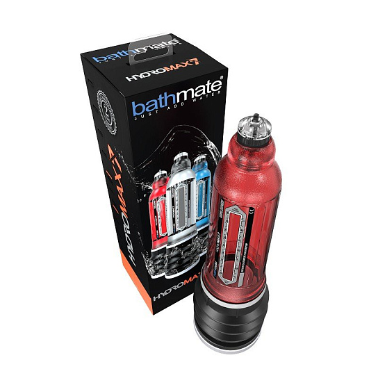 Гидропомпа Bathmate HydroMax-7, 13-18 см, красная