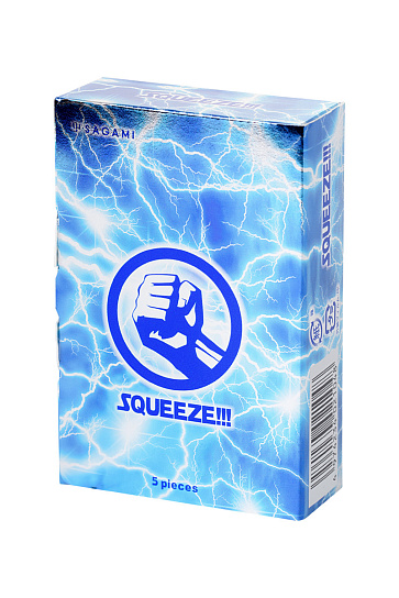 Японские латексные презервативы Sagami Squeeze №5