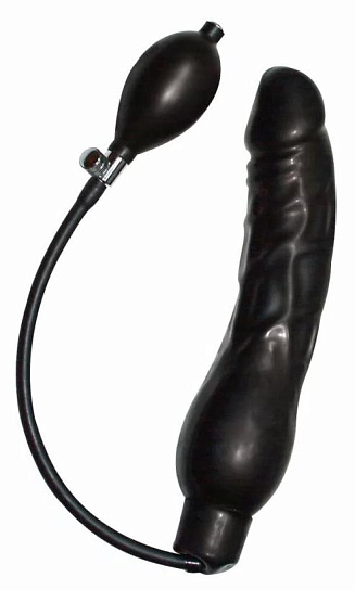 Надувной фаллоимитатор с грушей Pumpdildo Latex Balloon, 23 см
