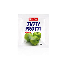 Съедобная оральная смазка Биоритм Tutti Frutti Яблоко, 4 мл