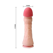 Вибратор с большой головкой The Big Penis, 18 см
