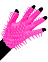 Перчатка для чувственной стимуляции эрогенных зон Neon Luv Glove, розовая
