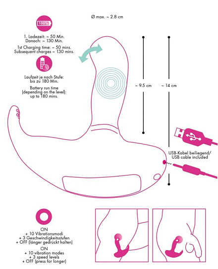 Вибромассажер для зоны G Rechargeable G-Spot