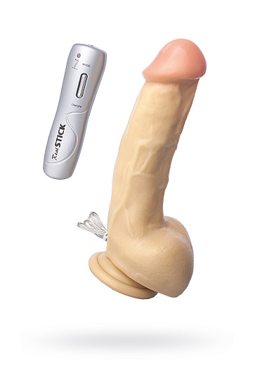 Вибратор REALSTICK №121 с пультом, 21 см