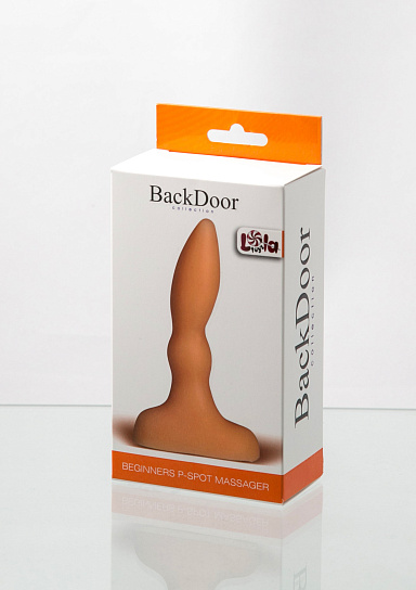 Анальная пробка-стимулятор Beginners P-spot Massager, телесная