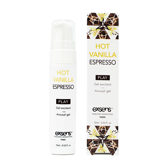 Интимный гель с эффектом охлаждения Exsens Hot Vanilla Espresso, 15 мл