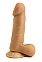 Фаллоимитатор на присоске с мошонкой Love Toy 15,5 см
