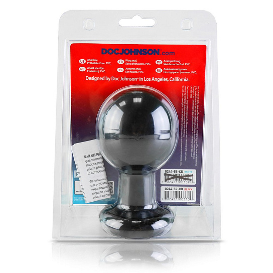 Анальная пробка большого размера Round Butt Plugs Large