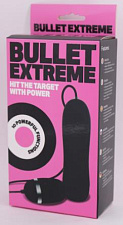 Виброяйцо Bullet Extreme с пультом, черное
