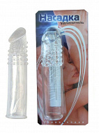Насадка-удлинитель пениса Lidl Extra Clear, силиконовая прозрачная