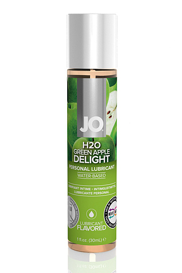 Оральный лубрикант JO H2O Green Apple, 30 мл