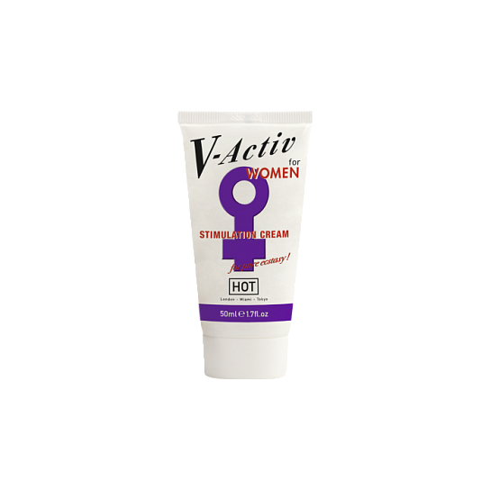 Возбуждающий и стимулирующий крем V-ACTIVE, 50 мл