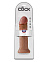 Пенис-гигант на присоске King Cock 11 Cock Brown, 23 см