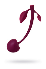 Вагинальный силиконовый шарик JOS CHERRY, вишневый