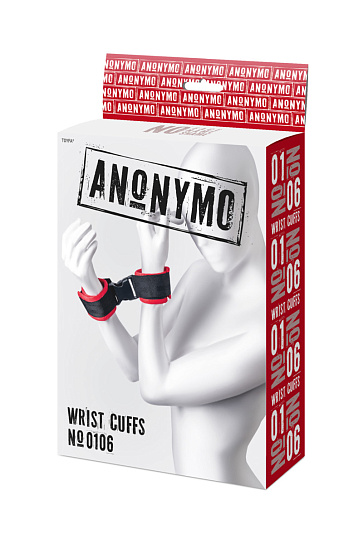 Наручники с велюровой подкладкой Anonymo #0106