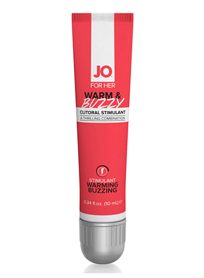Клиторальный крем на водной основе JO Warm&Buzzy, 10 мл