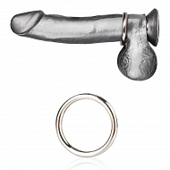 Стальное эрекционное кольцо BlueLine Steel Cock Ring 4,5 см