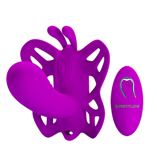 Вибробабочка с пультом ДУ Baile PrettyLove Alston