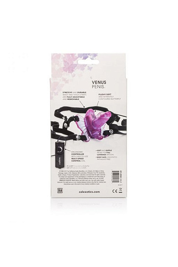 Вибробабочка со стимулятором Venus Penis California Exotic Novelties