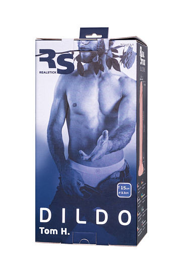Фаллоимитатор RealStick Silicone Tom H, 15 см