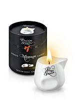 Massage Candle Coconut свеча с массажным маслом Кокос, 80 мл
