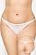 Женские G-стринги SoftLine белые, XL/XXXL