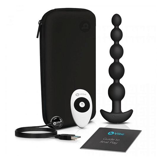 Анальный вибростимулятор b-vibe Cinco Anal Beads