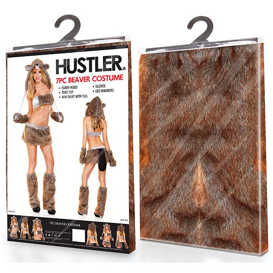 Меховой маскарадный костюм бобра HUSTLER, S/M