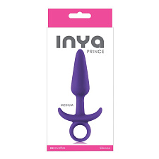 Анальная пробка средняя Inya Prince - Medium, фиолетовая