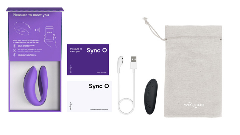Вибромассажер для пар We-Vibe Sync O Light, фиолетовый