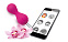 Розовые вагинальные шарики Magic Kegel, управление со смартфона