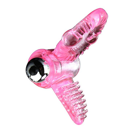 Эрекционное кольцо Sweet Vibration Ring с язычком для клитора