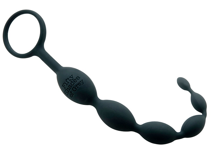 Анальная цепочка с кольцом Pleasure Intensified