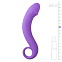 Изогнутый анальный стимулятор Easytoys Curved Dong, фиолетовый