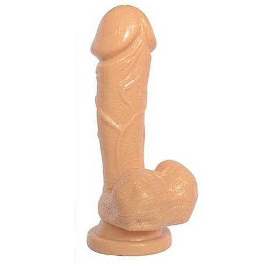 Реалистичный фаллоимитатор Big Glans Dong, телесный