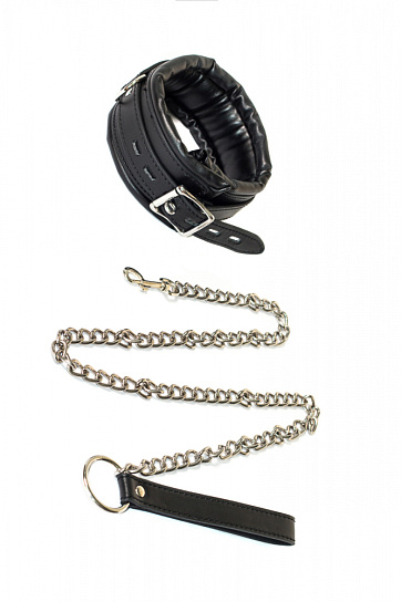 Ошейник регулируемый и с поводком PARTY HARD FETISH